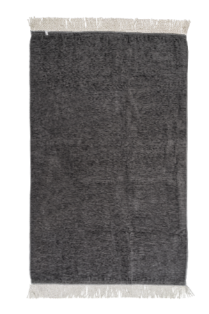 Solid Reversible Prayer Rug - Gray/White