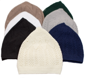 Fine Crochet Koofi Cap - Beige